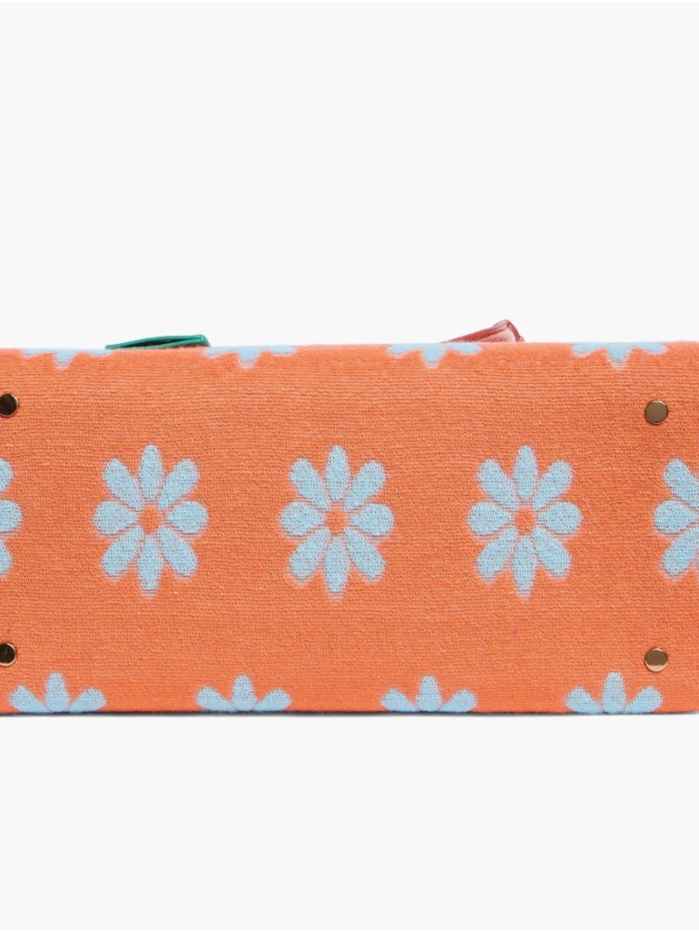 Kurt Geiger Multicolor Floral Patchwork Tote with Metallic Rose Handles - Picture 7 of 7